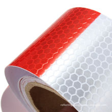 3m White/Red Reflective Safety Warning Conspicuity Tape in Roll